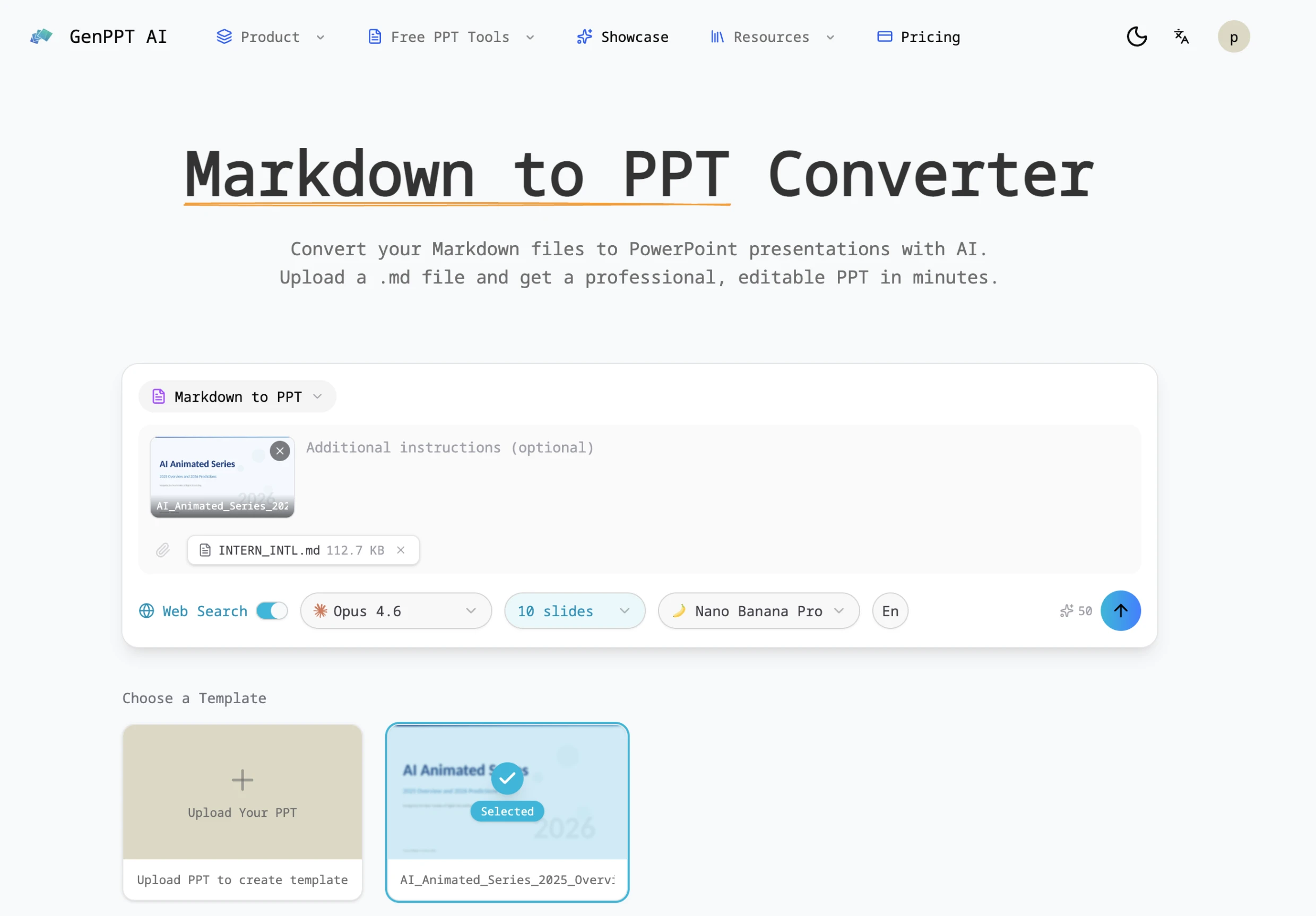 Markdown to PPT - Markdown presentation | Tome App