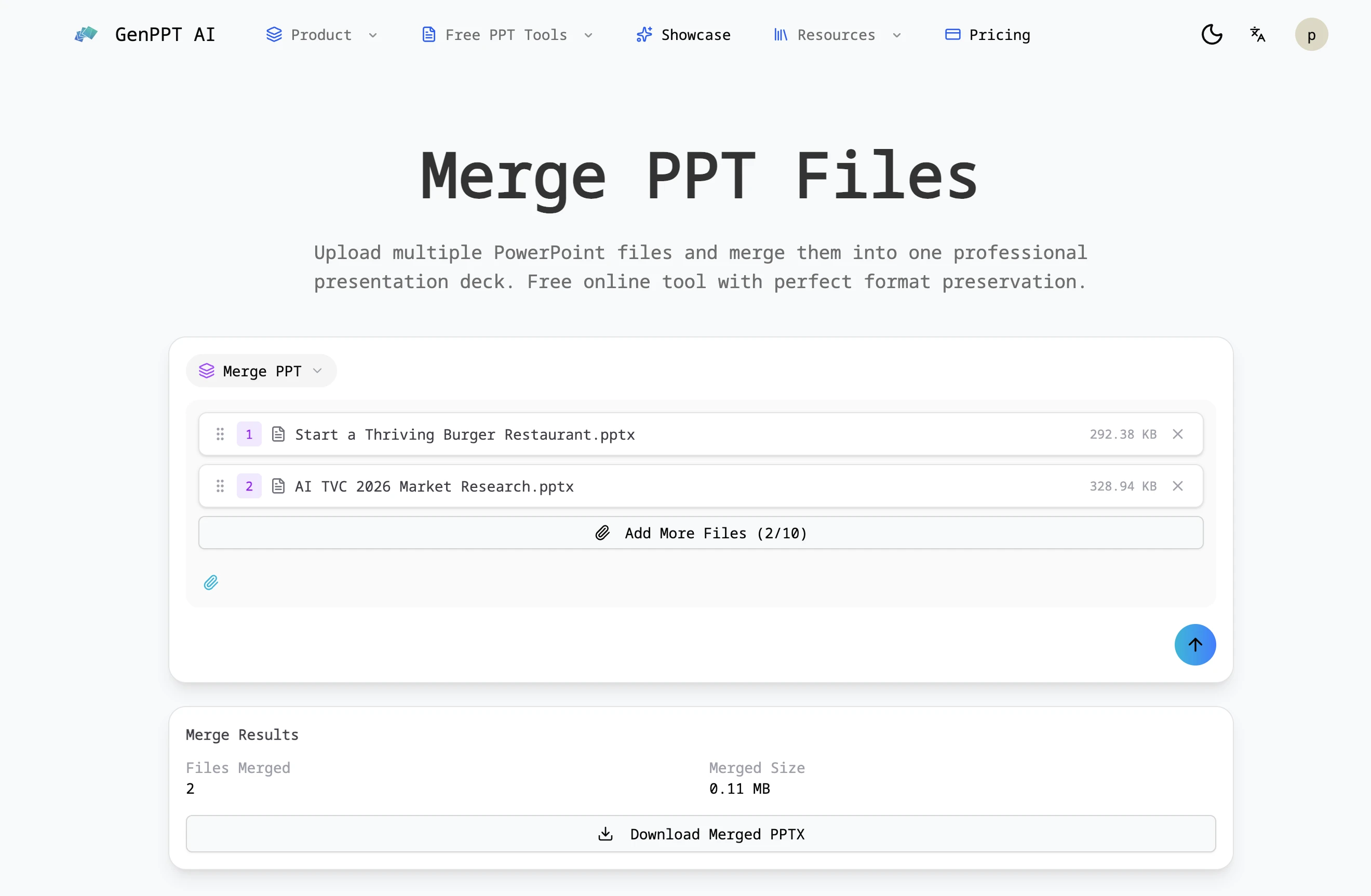 merge PPT - combine PowerPoint | Tome App